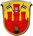Bei hessischen Wappen verbreitete Schildform