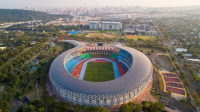 National Stadium in Kaohsiung, Taiwan by Toyo Ito (2009)