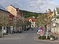 Židlochovice - widok od strony mostu