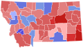 Résultats de l'élection du gouverneur du Montana en 2012, par comté.