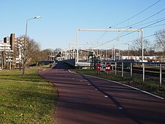 Nijmegen-Midden, Richtung des Bahnhofes Nijmegen Goffert