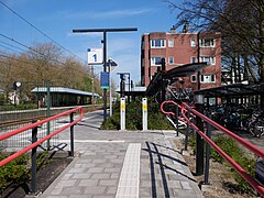 Veenendaal, Rampe zum Bahnsteiggleis 1