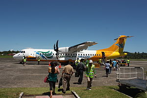 Cebu Pacific in Calbayog City Airport.