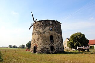Reste der Turmholländerwindmühle (2023)