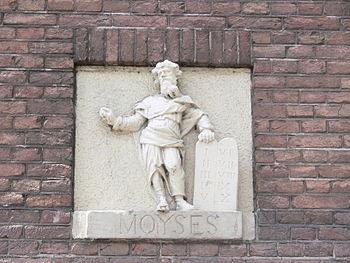 Nederlands: Mozes en Aäronkerk, Waterlooplein,...