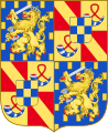 Grb Nizozemskega kronskega princa, kneza Oranskega v 19. stoletju.[32][33]