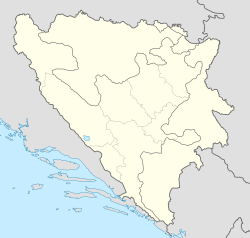 Bosna-Hersek konumunda Ilıca