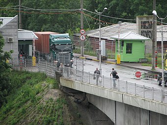 Российский конец моста