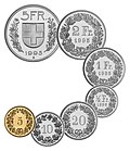 صورة مصغرة لـ قائمة القطع النقدية للفرنك السويسري