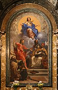 無原罪の御宿り(1689) ローマ、サンタ・マリア・デル・ポポロ教会の祭壇画