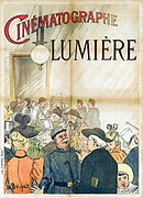 Celebre pubblicità del Cinématographe Lumière