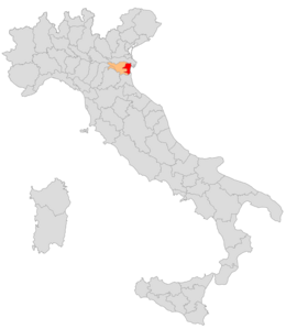 Circondario di Comacchio – Localizzazione