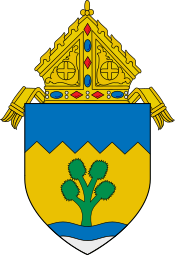 Coat Of Arms Roman Catholic Diocese of Las Vegas.svg