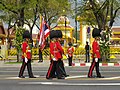 Regimental colours of the 1st King's Own Bodyguard Regiment