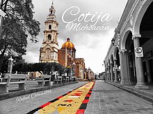 Cotija De La Paz Michoacán y su linda iglesia.jpg