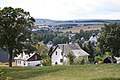 Overzichtsfoto Crottendorf, rechts op de achtergrond de fabriek van Hoppe AG