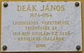 Deák János, Harruckern tér