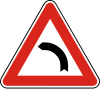 Curve to left