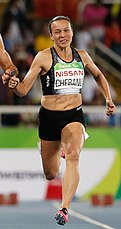 Olena Tschebanu belegte Rang sieben