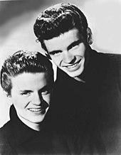 Singers the Everly Brothers