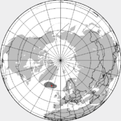 Situación de la nube de ceniza volcánica el 24 de abril, 18:00 UTC.