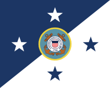 Flag of the Commandant of the United States Coast Guard Flag of the Commandant of the United States Coast Guard.svg