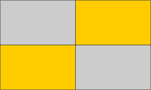 Flag type quadrisection.svg