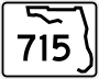 State Road 715 marker