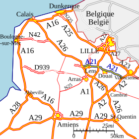 Carte de la route.