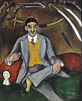 Пётр Кончаловский. Портрет Жоржа Якулова, 1910