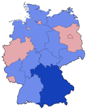 German Federal Election - partialista voĉdonorezultoj de ŝtato - 1994.png