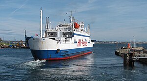 Mercandia VIII i Helsingør hamn, 2009.