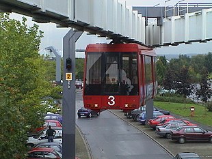 H-Bahn Dortmund in alter Lackierung