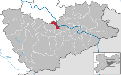 海德瑙在萨克森施韦茨-东厄尔士山县的位置
