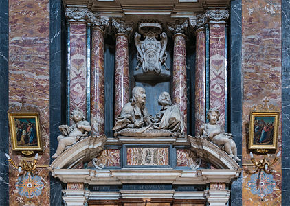 Gravmonument över Ercole och Giovanni Luigi Bolognetti av Lorenzo Ottoni.