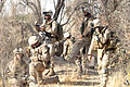 Marines de la unidad Fox 2/7 en Nowzad, 1 de agosto de 2008.