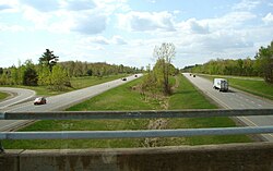 Highway 417 at East Hawkesbury