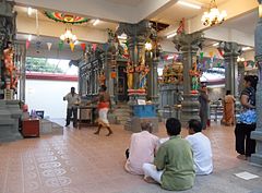 Hindu templombelső, Penang Nagarathar Sivan