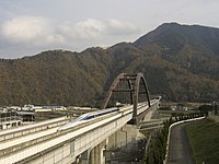 L0系が走行した山梨リニア実験線