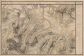 Bogata pe Harta Iosefină a Transilvaniei, 1769-73