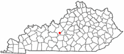 Location of Sonora, Kentucky