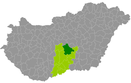 Distret de Kecskemét - Localizazion