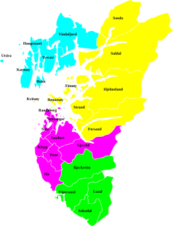   Haugaland (within Rogaland county)