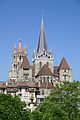 Kathedrale von Lausanne, ab ca. 1190, bedeutendster frühgotischer Bau der Schweiz