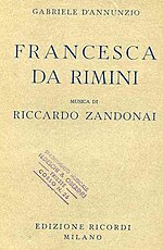 Vignette pour Francesca da Rimini (Zandonai)