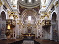 Interior with the main altar