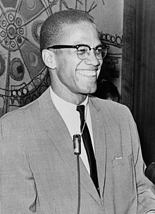Photograph of Malcolm X