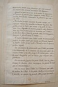 Manuscrit de la "Manière de montrer Meudon" page 3