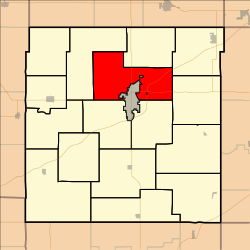 Location in Franklin County