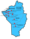 Map of Batang Padang District, Perak 霹雳州马登巴冷县地图